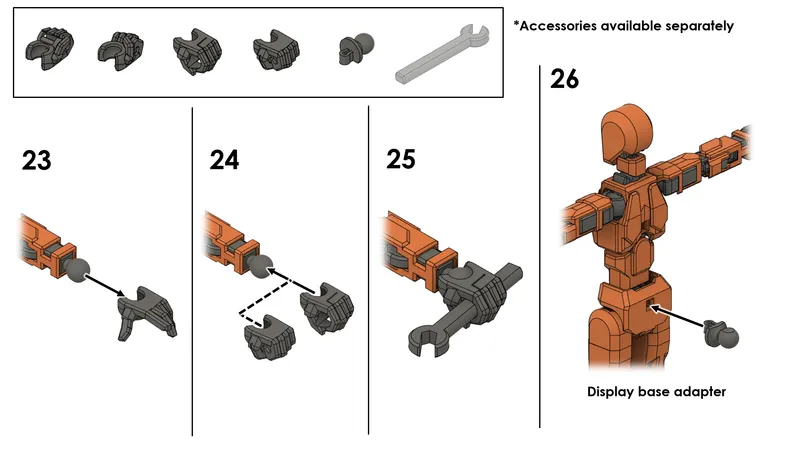 Dummy 13 可动人偶 | 3D打印关节模型 V1.0