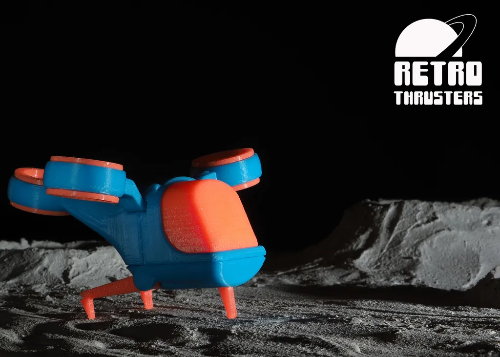 复古推进器RT3｜科幻飞船玩具