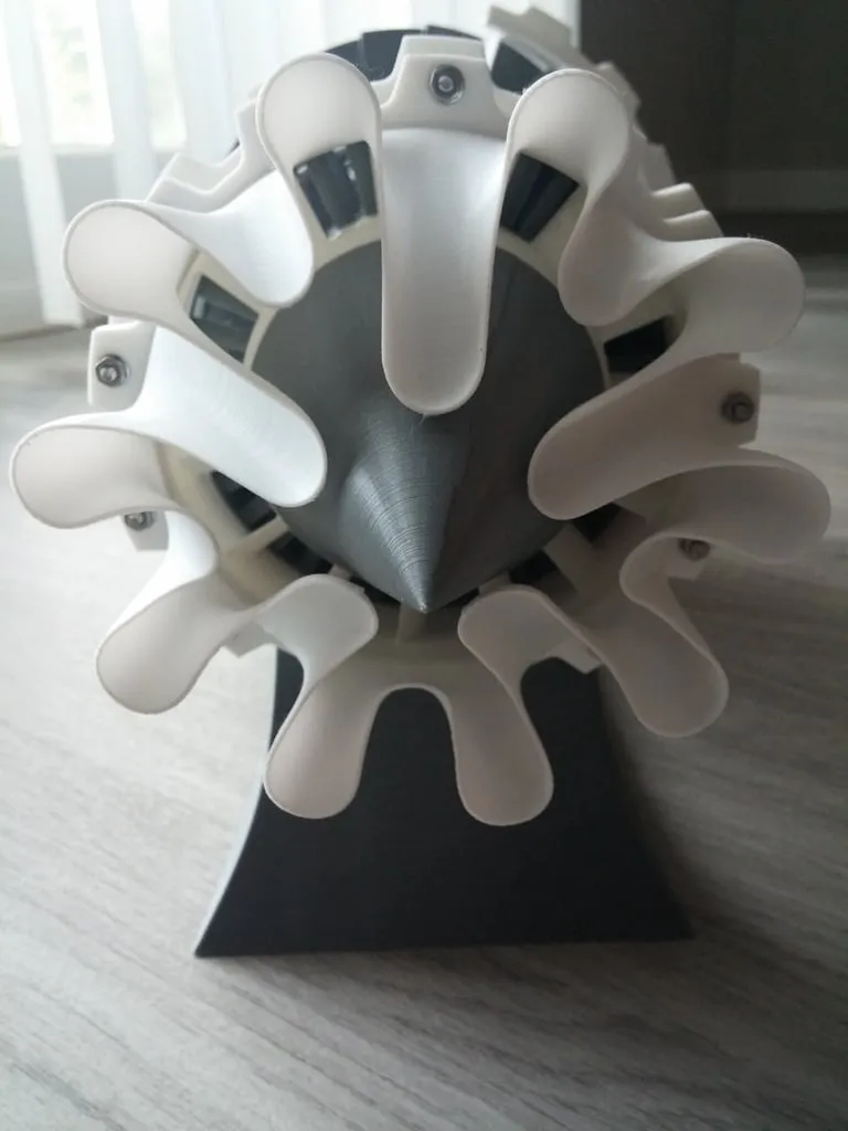 3D打印涡扇喷气发动机模型 | 可动教学模型