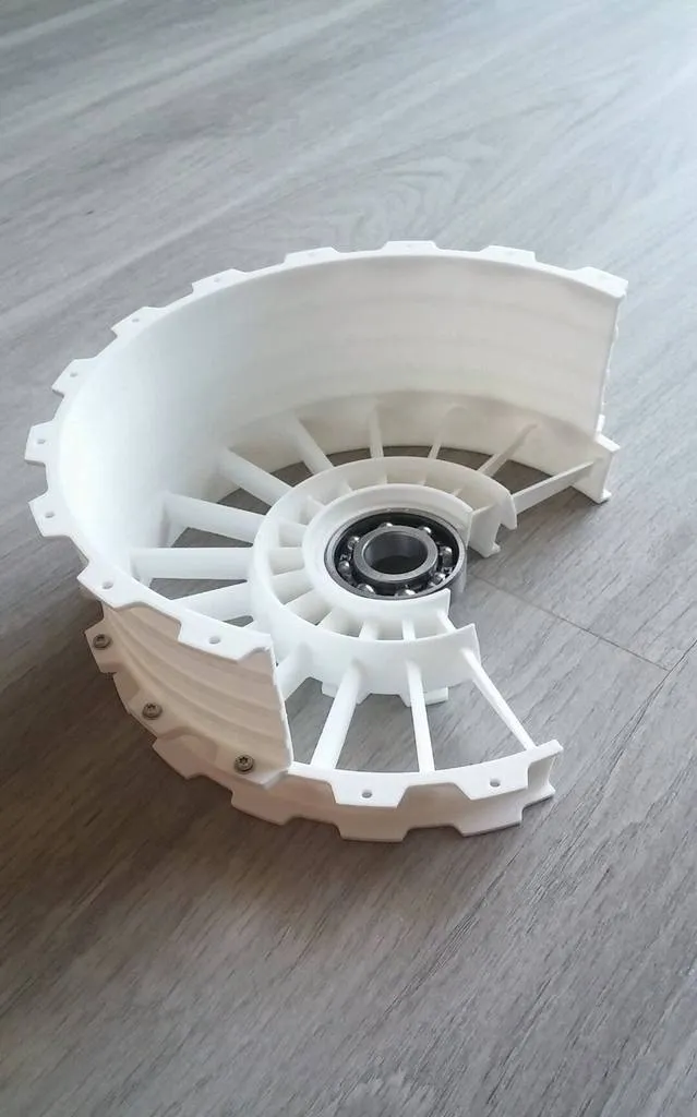 3D打印涡扇喷气发动机模型 | 可动教学模型