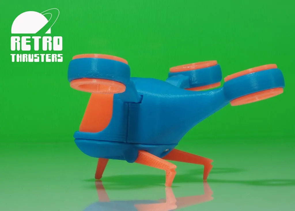 复古推进器RT3｜科幻飞船玩具