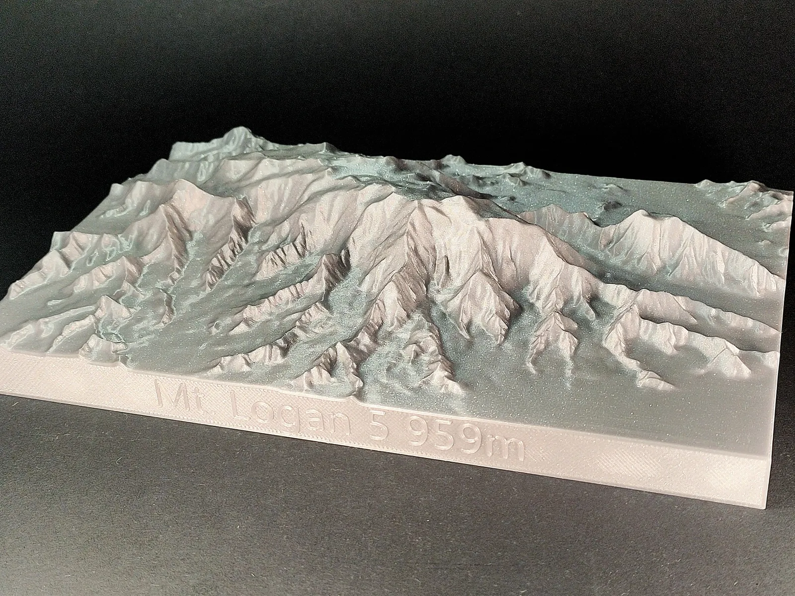 洛根山微缩地形｜加拿大最高峰